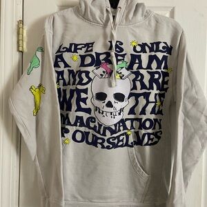 Coney Island Picnic Graphic Hoodie with Skull